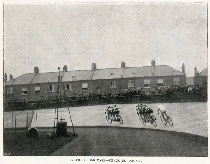 Framed Print : Catford Gold Vase - cycling event 1897 Framed Print : Catford Gold Vase - cycling event 1897