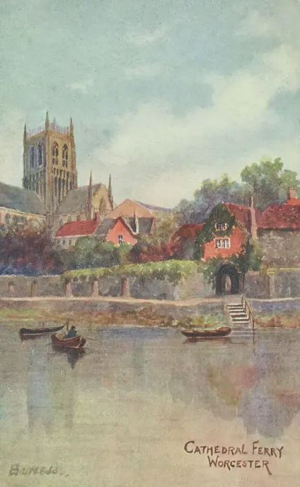 Framed Print : Cathedral Ferry, Worcester, Worcestershire Framed Print : Cathedral Ferry, Worcester, Worcestershire