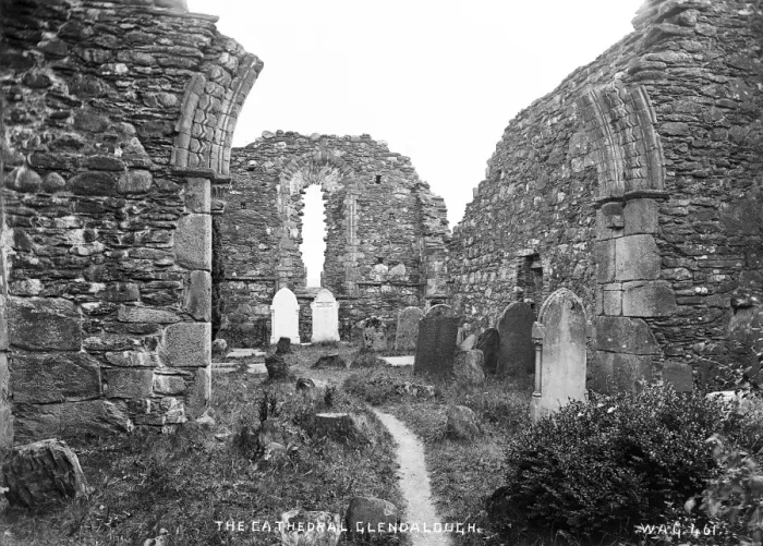 Framed Print : The Cathedral, Glendalough Framed Print : The Cathedral, Glendalough