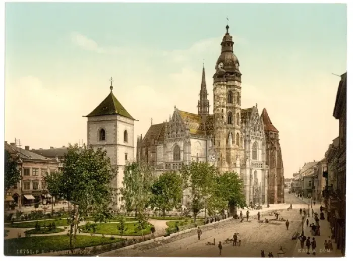 Framed Print : The cathedral, Kaschau, Hungary, Austro-Hungary Framed Print : The cathedral, Kaschau, Hungary, Austro-Hungary