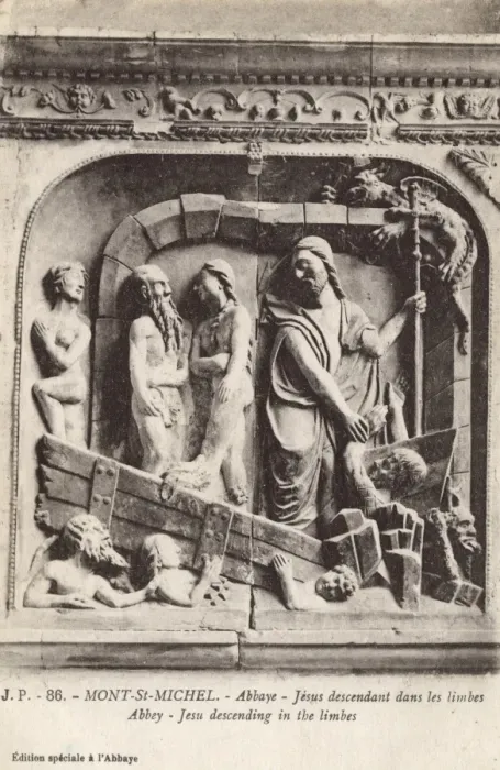 Framed Print : Cathedral at Mont St Michel, France - Detail Framed Print : Cathedral at Mont St Michel, France - Detail