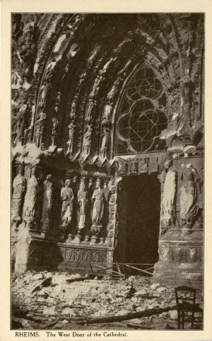 Framed Print : The Cathedral, Rheims, Marne Framed Print : The Cathedral, Rheims, Marne