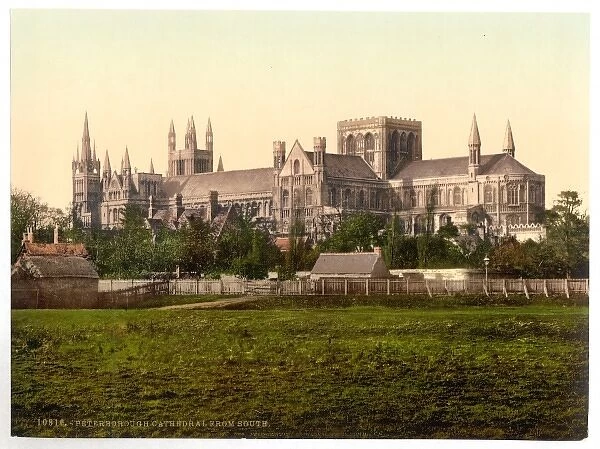 Cathedral, from south, Peterborough, England