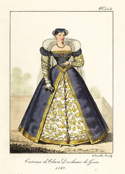 Framed Print : Catherine of Cleves, Countess of Eu, 1580 Framed Print : Catherine of Cleves, Countess of Eu, 1580