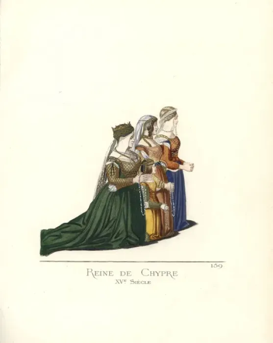 Framed Print : Catherine Cornaro, Queen of Cyprus with Venetian ladies Framed Print : Catherine Cornaro, Queen of Cyprus with Venetian ladies