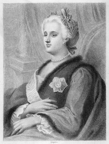 Catherine Ii / Schoff. CATHERINE THE GREAT Empress of Russia 1762-96