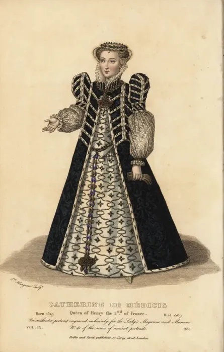 Framed Print : Catherine de Medicis, queen of Henry II of France, 1519-1589