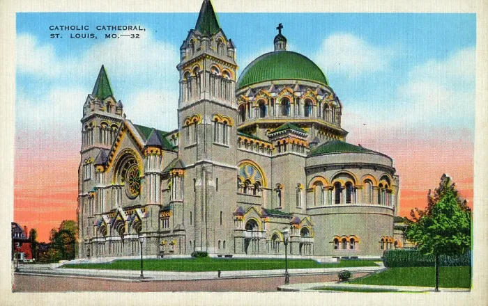 Framed Print : The Catholic Cathedral - St. Louis, Missouri, USA Framed Print : The Catholic Cathedral - St. Louis, Missouri, USA