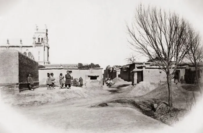 Framed Print : Catholic mission church, China c. 1900 Framed Print : Catholic mission church, China c. 1900