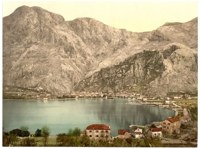 Framed Print : Cattaro, from the West, Dalmatia, Austro-Hungary Framed Print : Cattaro, from the West, Dalmatia, Austro-Hungary