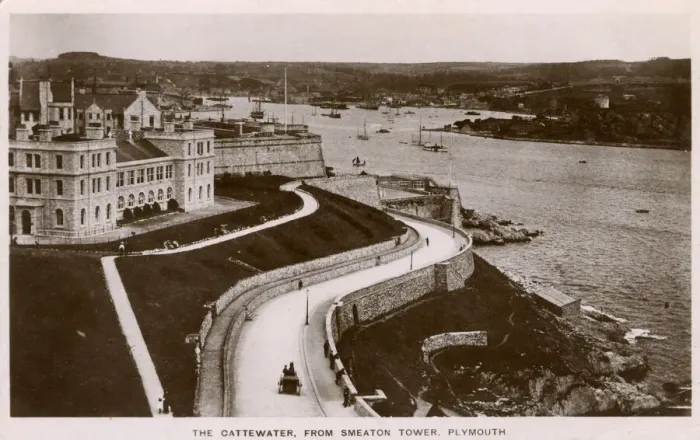 Framed Print : The Cattewater, from Smeaton Tower, Plymouth, Devon Framed Print : The Cattewater, from Smeaton Tower, Plymouth, Devon
