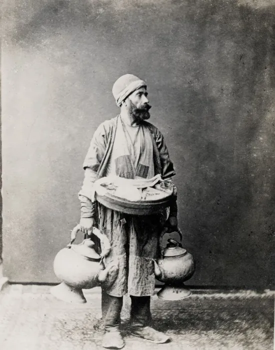 Framed Print : Caucasus Georgia Tiflis Tblisi - Persian tea merchant