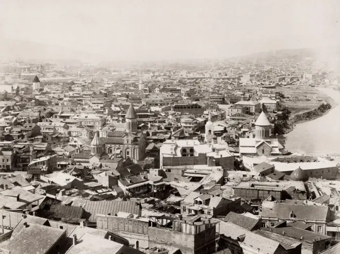 Framed Print : Caucasus, Tiflis, Tiblisi, Georgia, view of the city Framed Print : Caucasus, Tiflis, Tiblisi, Georgia, view of the city