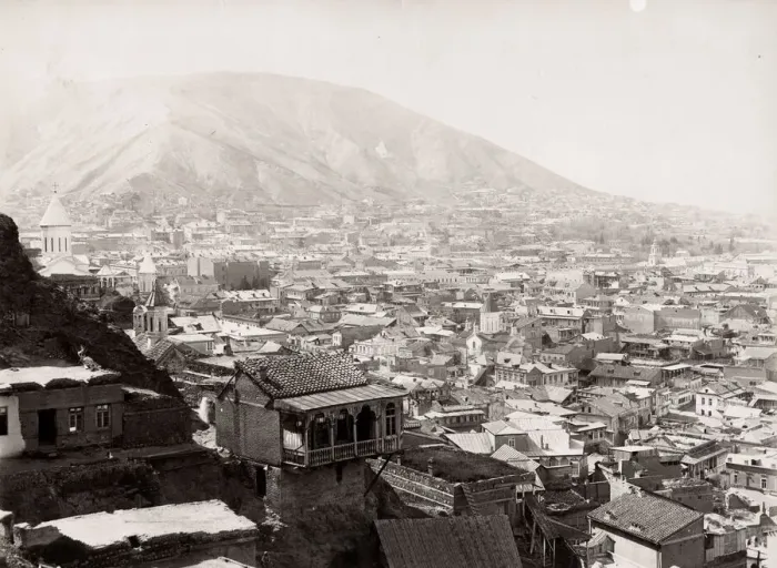 Framed Print : Caucasus, Tiflis, Tiblisi, Georgia, view of the city