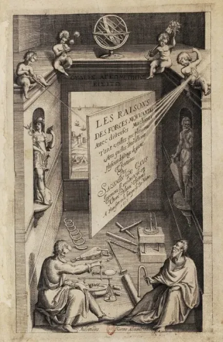 Framed Print : CAUS, Salomon de (1576-1626). French architect Framed Print : CAUS, Salomon de (1576-1626). French architect