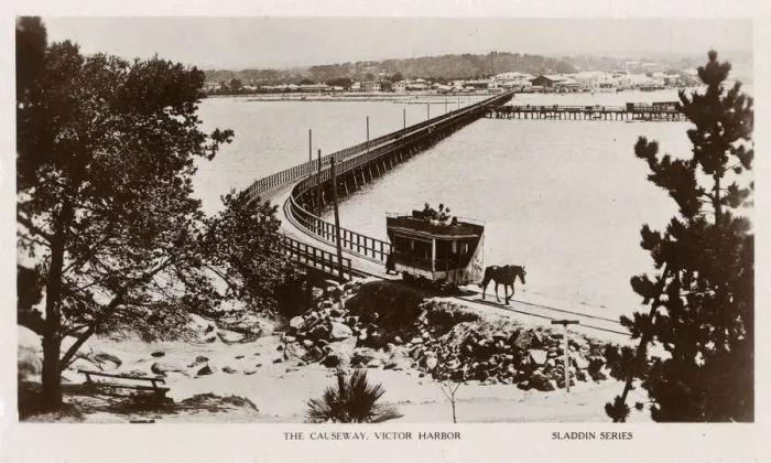 Framed Print : The Causeway, Victor Harbour, Australia Framed Print : The Causeway, Victor Harbour, Australia