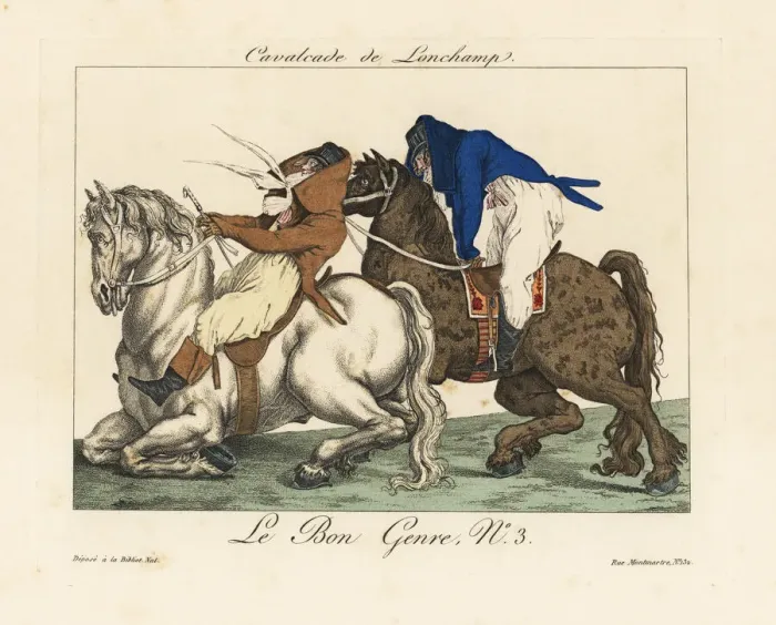 Framed Print : Cavalcade at Longchamp racetrack Framed Print : Cavalcade at Longchamp racetrack