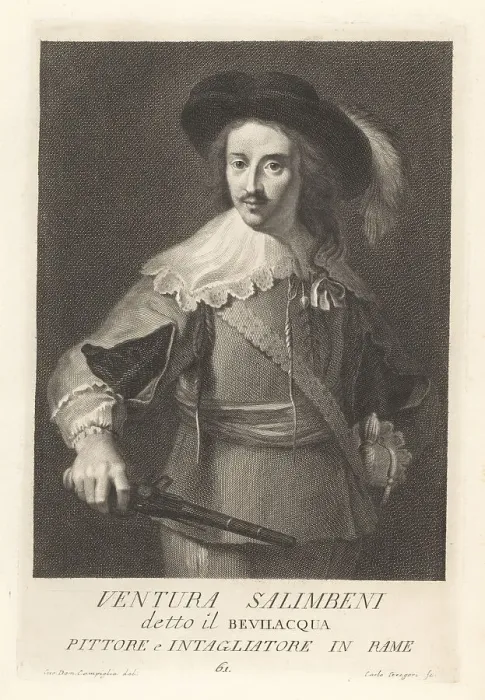 Framed Print : Cavaliere Ventura Salimbene, Italian Counter-Maniera painter, 15 Framed Print : Cavaliere Ventura Salimbene, Italian Counter-Maniera painter, 15