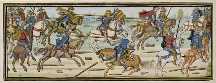 Framed Print : Cavalry Fight 15C Framed Print : Cavalry Fight 15C