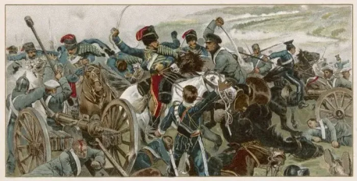 Framed Print : Cavalry at Inkerman 1854 Framed Print : Cavalry at Inkerman 1854