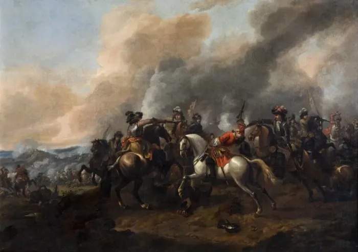 Framed Print : A Cavalry Skirmish Framed Print : A Cavalry Skirmish