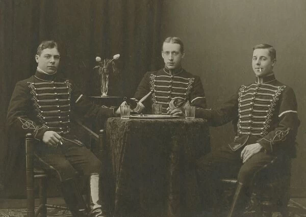 Three cavalrymen