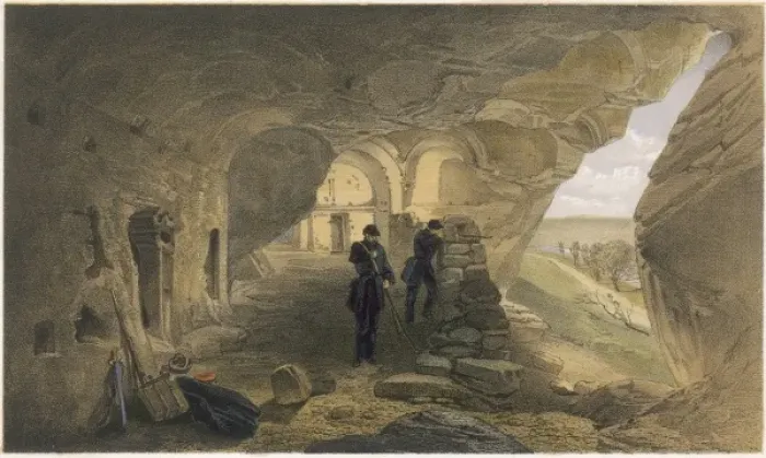 Framed Print : Caverns at Inkermann Framed Print : Caverns at Inkermann