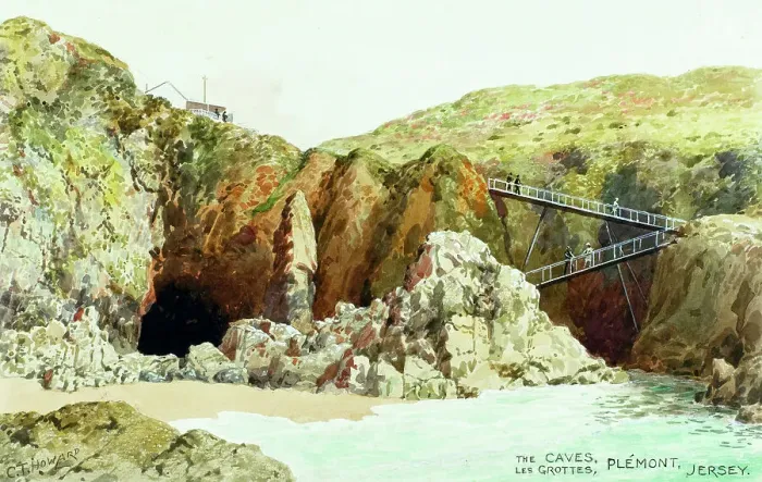 Framed Print : Caves at Plemont, Jersey, Channel Islands Framed Print : Caves at Plemont, Jersey, Channel Islands