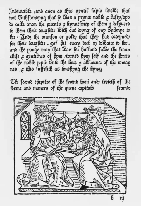 Framed Print : Caxton / King and Queen Framed Print : Caxton / King and Queen