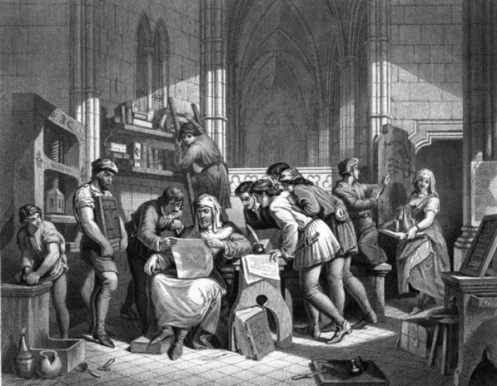 Framed Print : Caxton Reads 1st Proofs Framed Print : Caxton Reads 1st Proofs