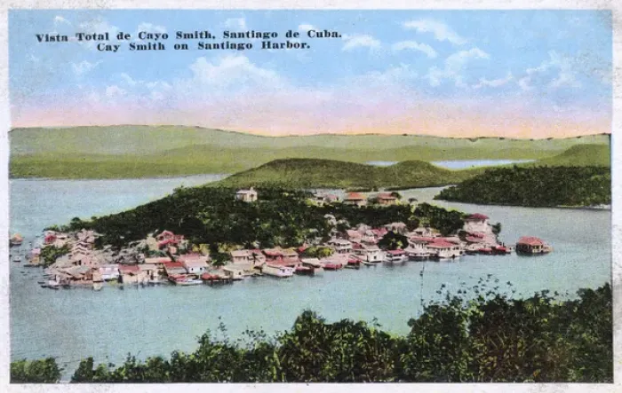 Framed Print : Cay Smith suburb, harbour, Santiago de Cuba, Cuba Framed Print : Cay Smith suburb, harbour, Santiago de Cuba, Cuba