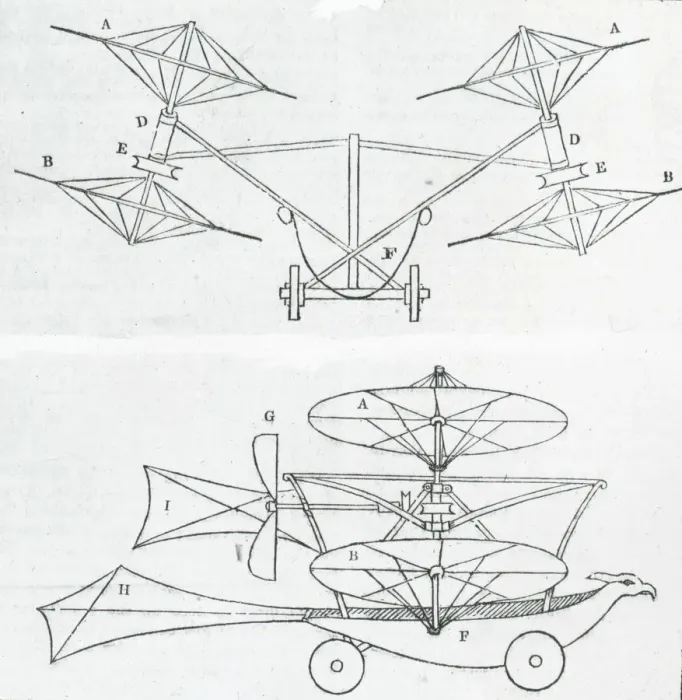 Framed Print : Cayleys aerial carriage, 1843 Framed Print : Cayleys aerial carriage, 1843