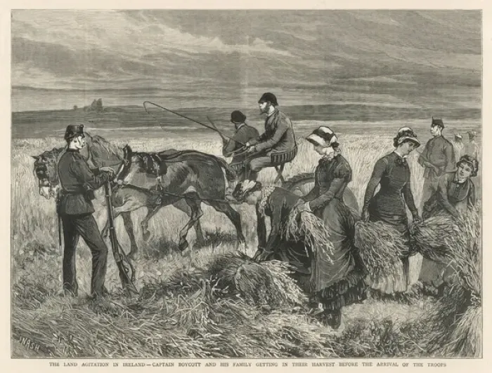 Framed Print : Cc Boycott / Graphic 1880 Framed Print : Cc Boycott / Graphic 1880