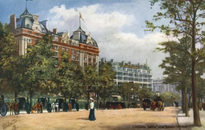 Framed Print : Cecil and Savoy Hotel Framed Print : Cecil and Savoy Hotel
