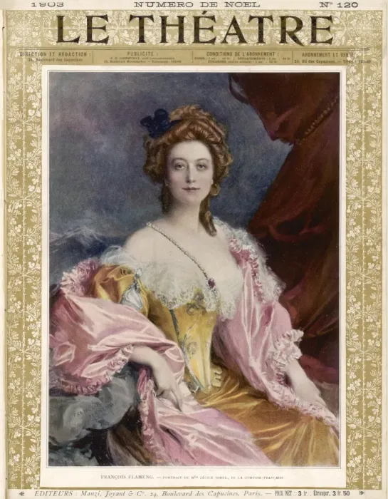 Framed Print : Cecile Sorel / 1903 Framed Print : Cecile Sorel / 1903