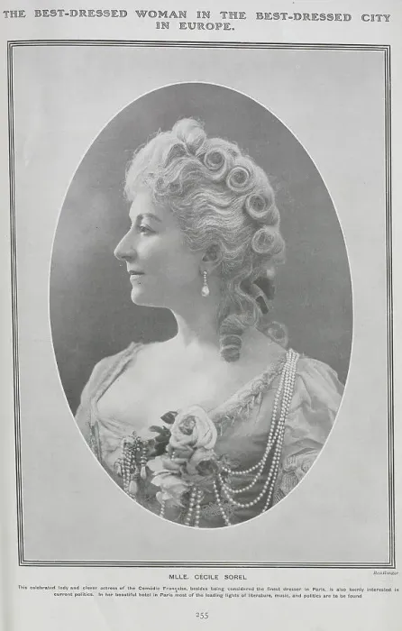 Framed Print : Cecile Sorel, French actress Framed Print : Cecile Sorel, French actress