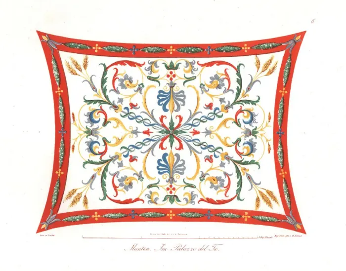 Framed Print : Ceiling paintings from the Palazzo del Te Framed Print : Ceiling paintings from the Palazzo del Te