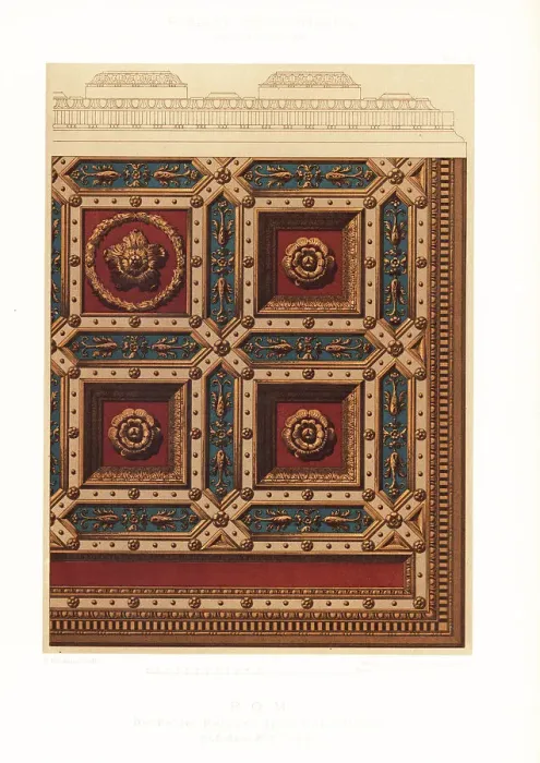 Framed Print : Ceiling in the Palace of the Chancellery, Rome, Italy, 16th cent Framed Print : Ceiling in the Palace of the Chancellery, Rome, Italy, 16th cent