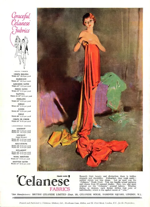 Framed Print : Celanese Fabrics