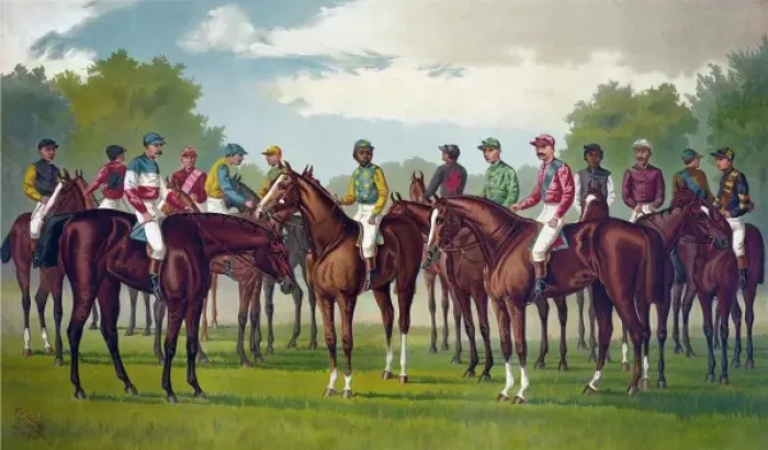 Framed Print : Celebrated winning horses and jockeys of the american turf Framed Print : Celebrated winning horses and jockeys of the american turf