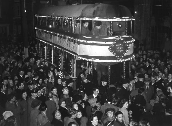 Celebration of the journey of the last tram in Southampton