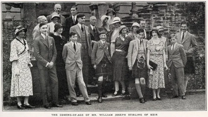 Framed Print : Celebrations at Keir in Perthshire for the coming of age of Mr William Joseph Stirling, eldest son of the late Brigadier Archibald Stirling and Mrs Stirling Framed Print : Celebrations at Keir in Perthshire for the coming of age of Mr William Joseph Stirling, eldest son of the late Brigadier Archibald Stirling and Mrs Stirling