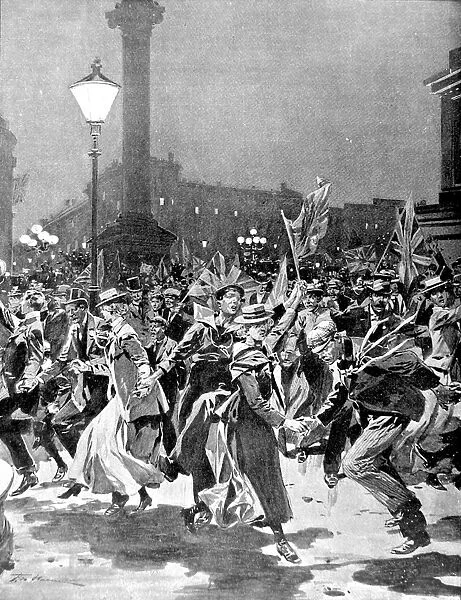 Celebrations in London following the Relief of Mafeking, 190