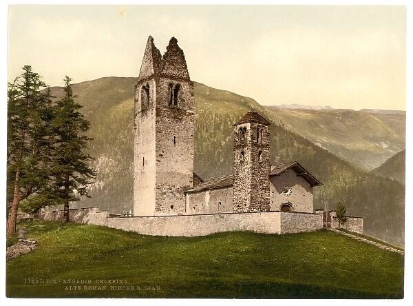 Celerina, Old Roman Church of St. Gian, Aargau, Switzerland