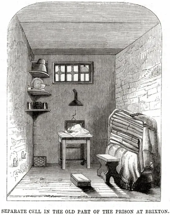 Framed Print : Cell at Brixton Prison Framed Print : Cell at Brixton Prison