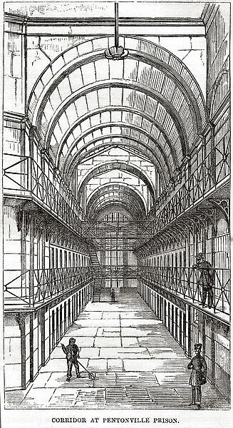 Cell wing at Pentonville Prison