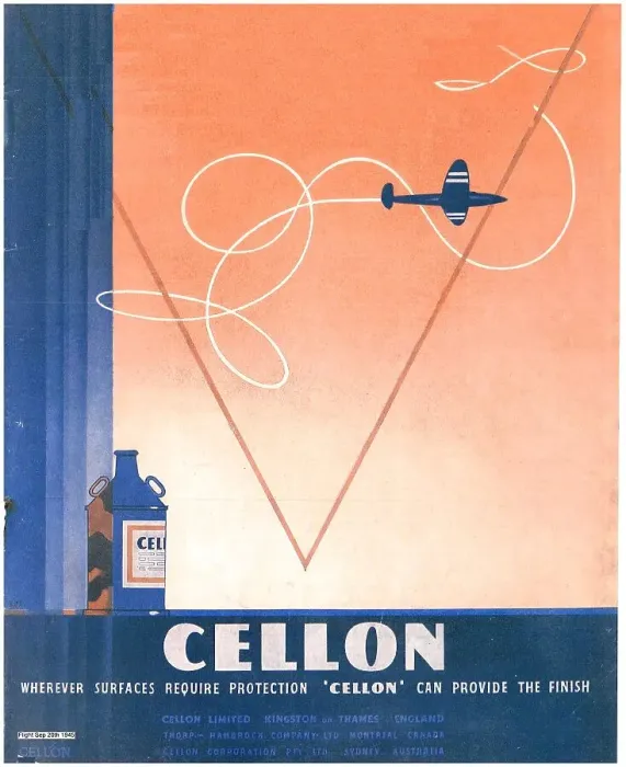 Framed Print : Cellon Protective Finishes For Aircraft Framed Print : Cellon Protective Finishes For Aircraft