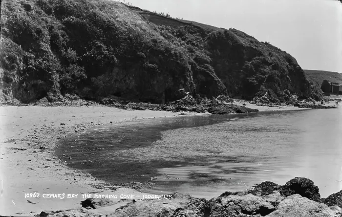 Framed Print : Cemaes Bay - The Bathing Cove Framed Print : Cemaes Bay - The Bathing Cove