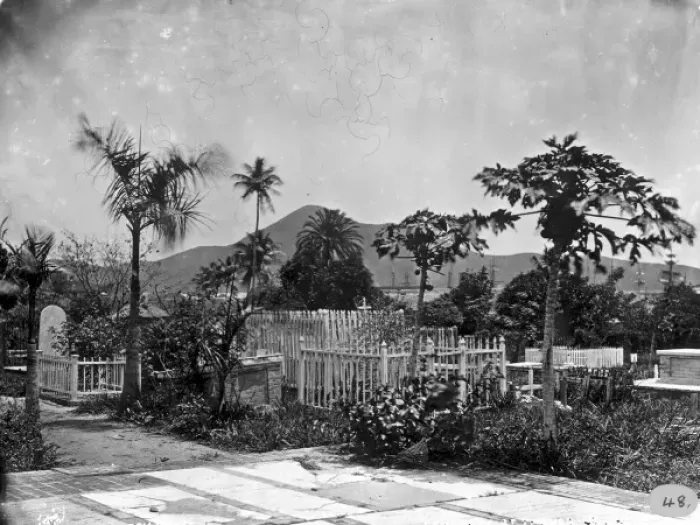 Framed Print : Cemetary, St. Thomas, West Indies (1873) Framed Print : Cemetary, St. Thomas, West Indies (1873)