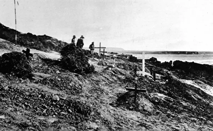Framed Print : Cemetery for Australian officers at Gallipoli Framed Print : Cemetery for Australian officers at Gallipoli